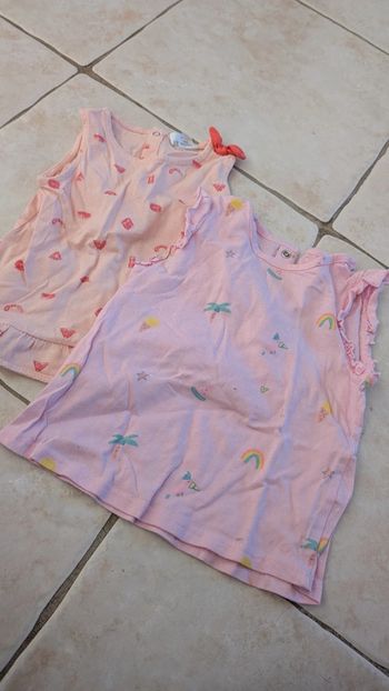 Lot de 2 débardeurs