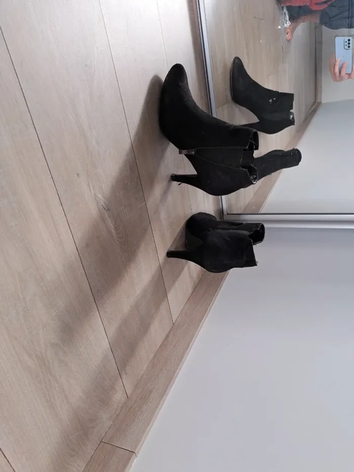 Bottines suedine - photo numéro 2