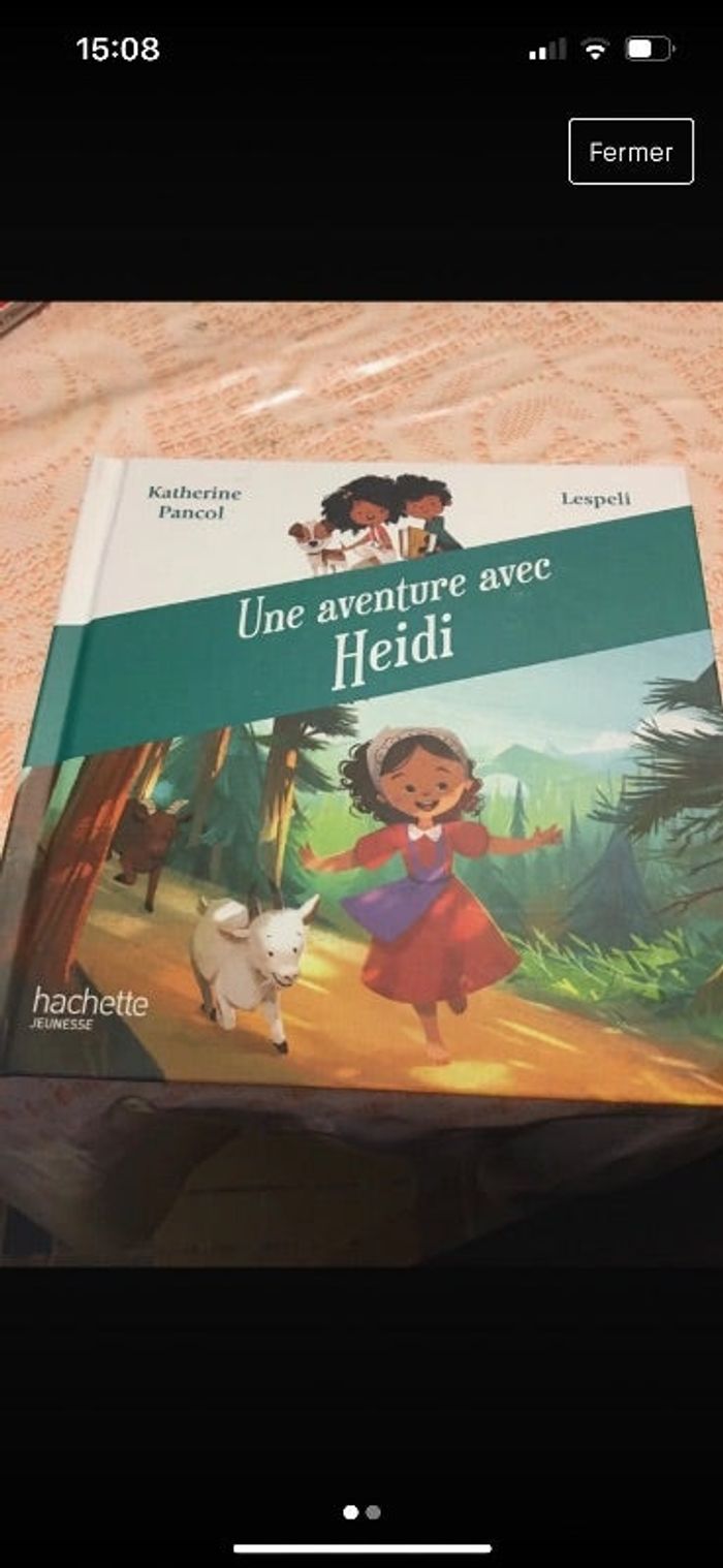 Livre enfant une aventure avec Heudi