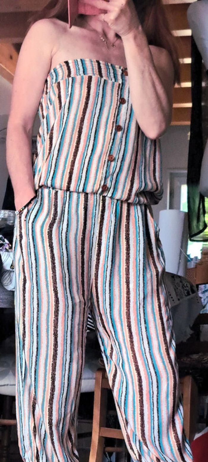 Combi fluide rayée
