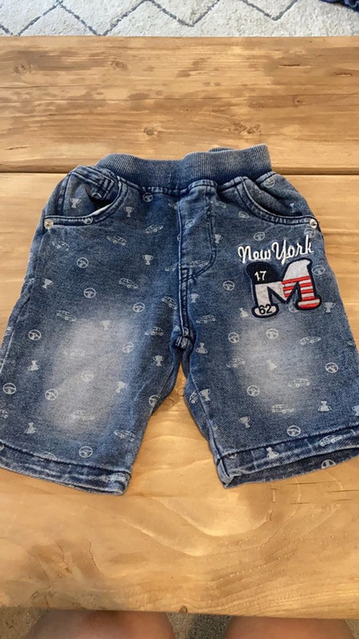 Short en jeans