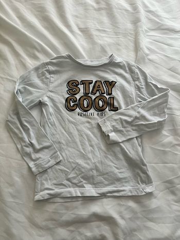 TEE shirt 5 ans blanc/beige Gemo