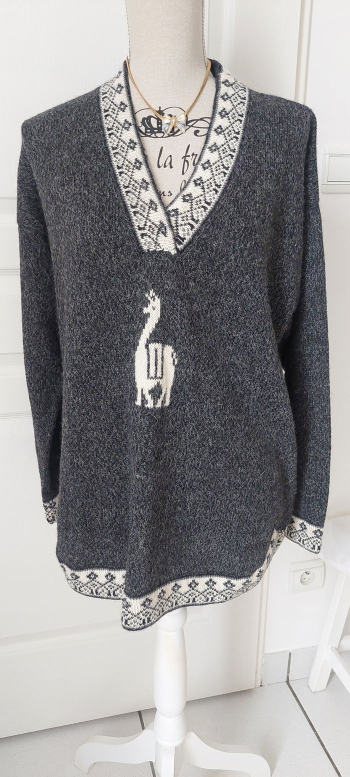 Pull alpaga El gran pajatén taille M - photo numéro 9