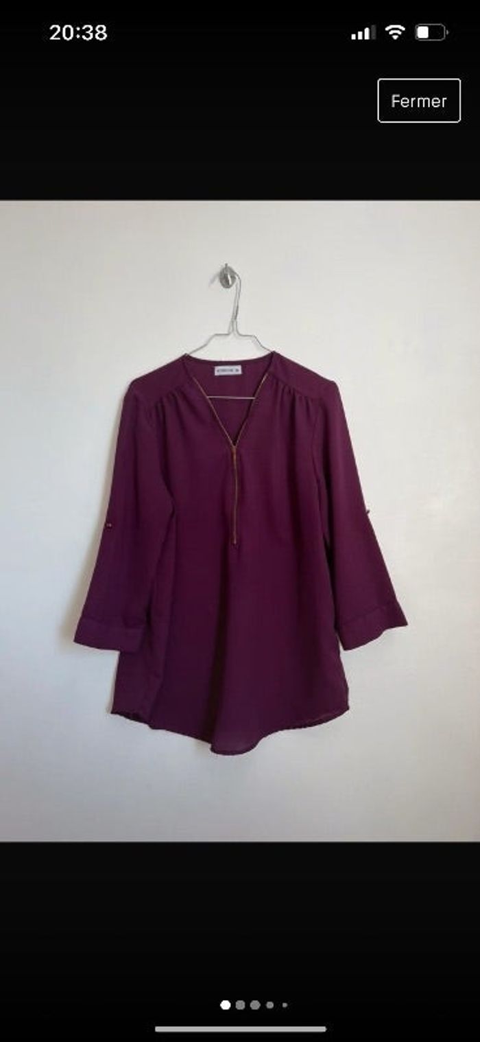 Blouse manches 3/4 M/L