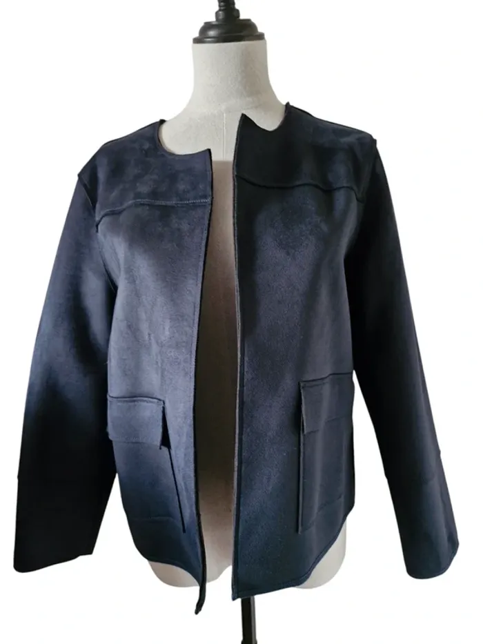 Veste suédine Esprit neuve – chic & douce XL