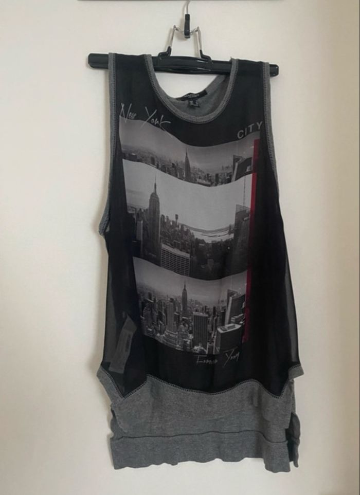 Débardeur asymétrique Mango S