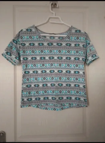 Tee-shirt coloré à motif femme mim taille XS/34