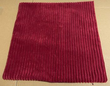 Housse coussin bordeaux 45x45 cm neuf