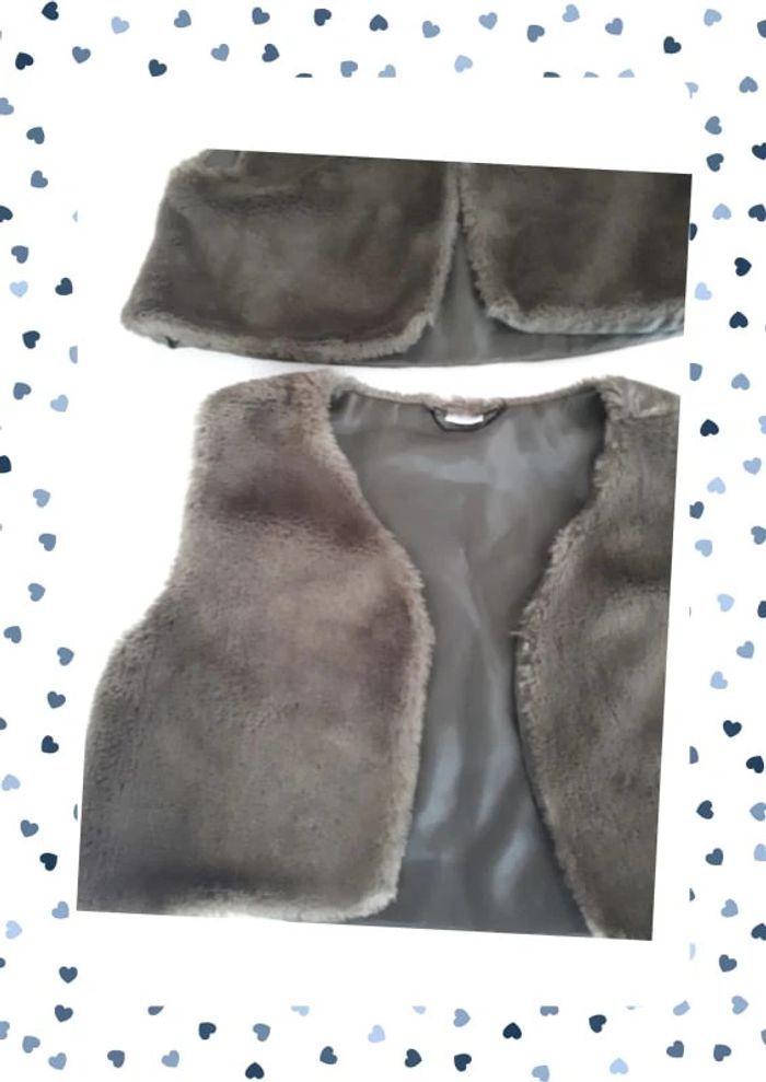 2 boléros effet fourrure 5/6 ans - photo numéro 2