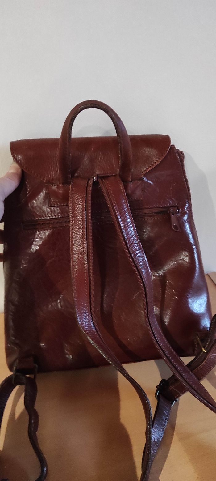 Sac à dos en cuir - photo numéro 2