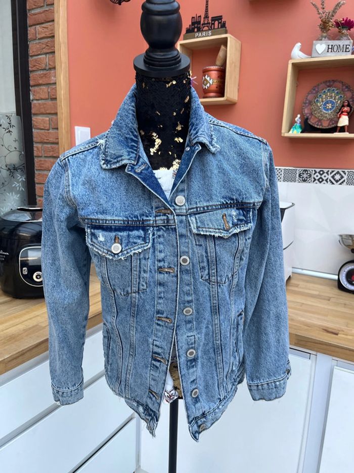 Veste en Jean XXS Bershka - photo numéro 2