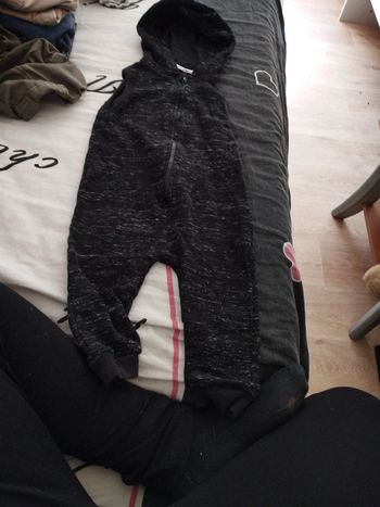 Salopette laine sans manche