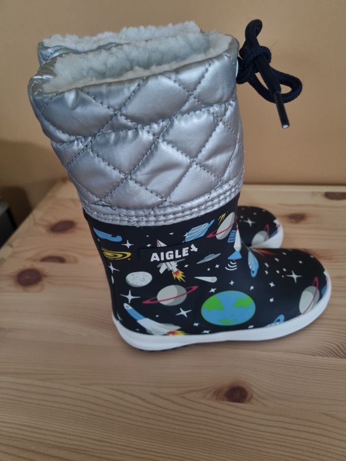 Bottes fourrées Aigle neuves 25 - photo numéro 2