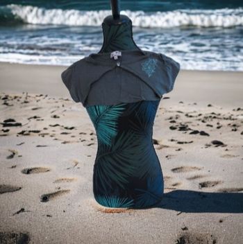 Gilet couvre épaule gris coton 5 ans