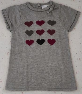 Robe pull bébé fille