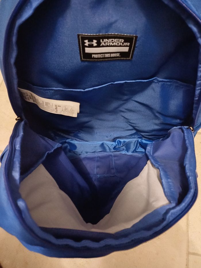 Sac à dos under armour neuf bleu et blanc - photo numéro 5