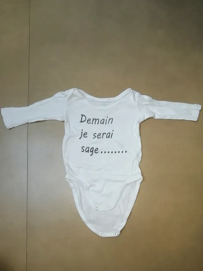 Body bb garçon 12 mois