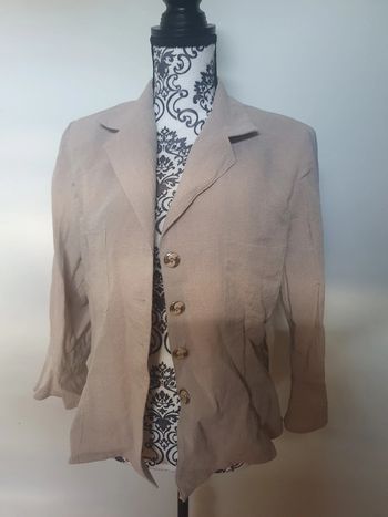 Chemise veste beige