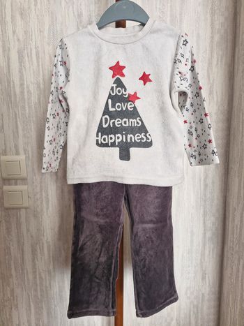 Ensemble 2 pièces pyjama enfant  2ans Orchetra Coton Polyester