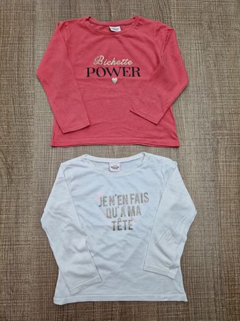 Lot de 2 T shirts TAO 3 ans en super état