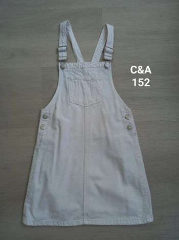 Robe en jeans blanche C&A taille 152