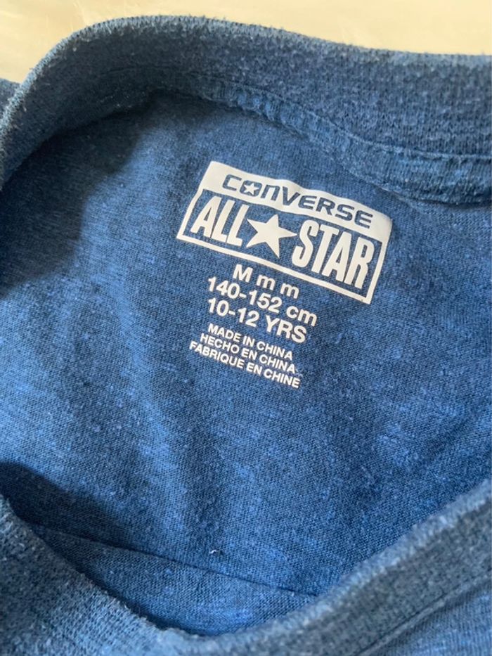 Garçon 👦🏻 Tshirt manches courtes converse 10/12 ans - photo numéro 3