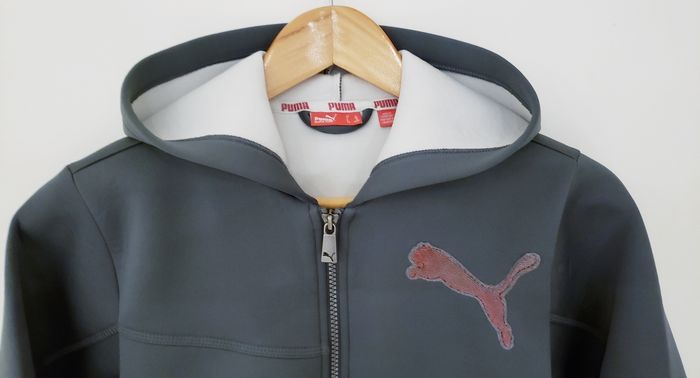 Veste PUMA Original Garçon Gris Taille 12 ans (152) - photo numéro 2