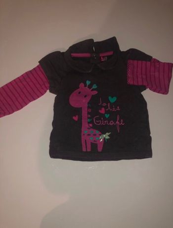 T-shirt manche longue - 6 mois