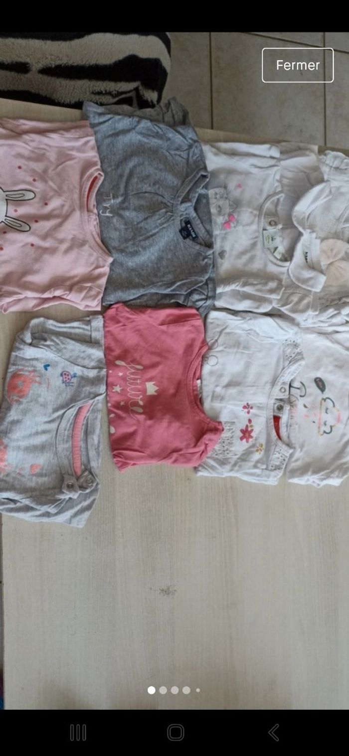 Lot t-shirt manches longues