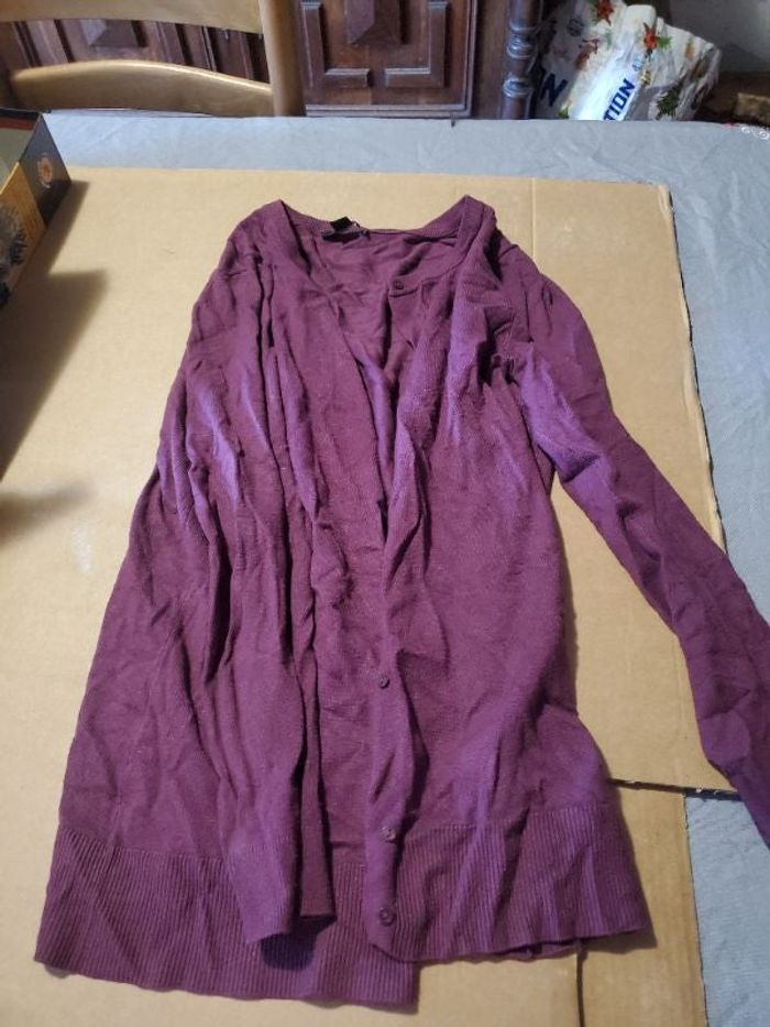 Gilet prune