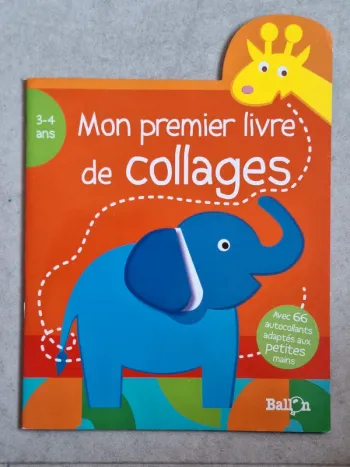 Mon premier livre de collages Édition Ballon 3/4 ans