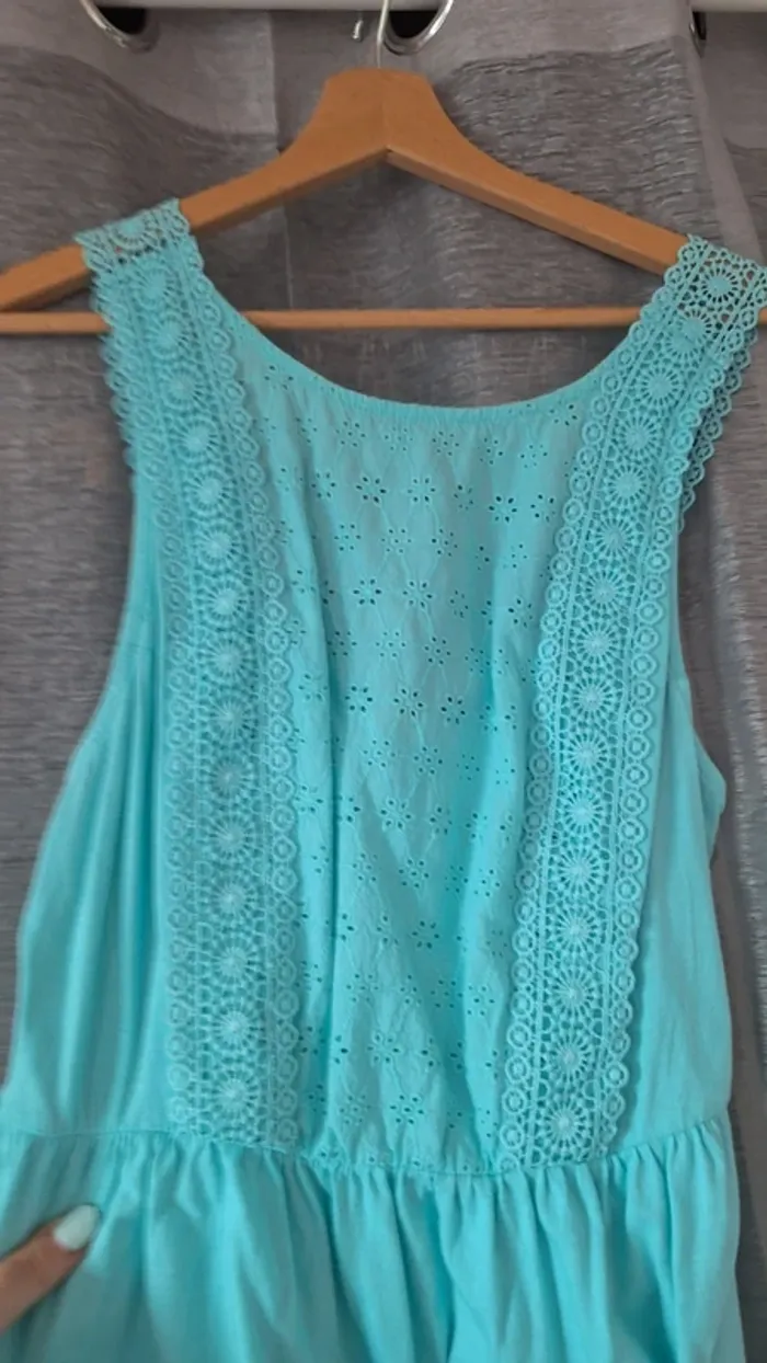 Robe d'été vert d'eau - photo numéro 2