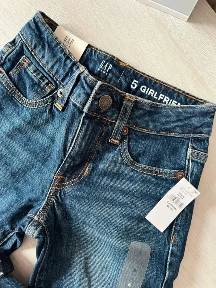 Pantalon jeans Girlfriend GAP 5 ans neuf - photo numéro 2