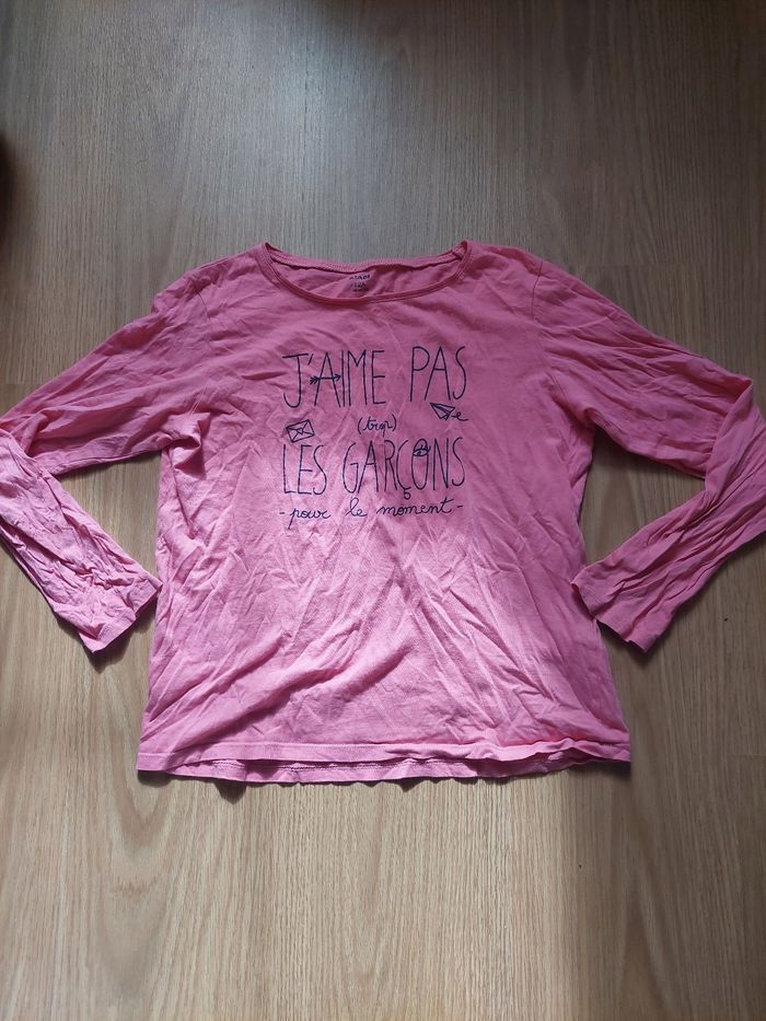 Lot 4 hauts de pyjama fille 12 ans Kiabi TBE 👩 - photo numéro 3