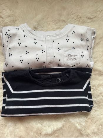 👕 lot de pull légé - gemo - NPO - bébé garçon - 6 mois - très bon état