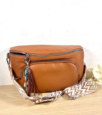 Sac épaule bandoulière neuf très tendance marron
