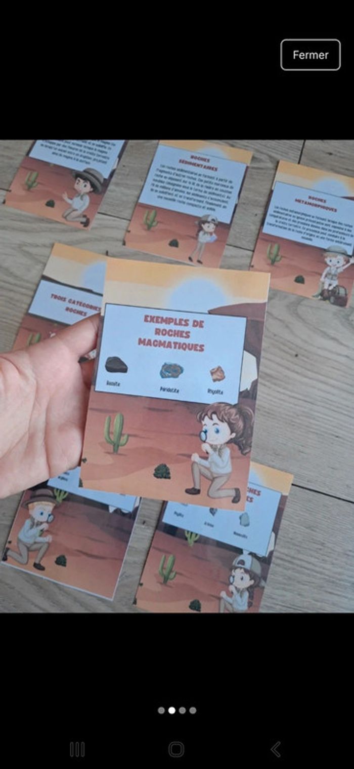 Cartes explicatives des différentes types de roches. Geologie - photo numéro 2