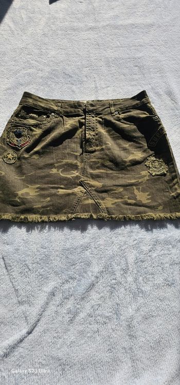 Jupe jean Superdry militaire taille 38