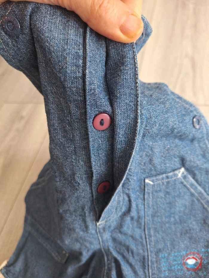 Salopette en jean 6 mois Sergent Major - photo numéro 9