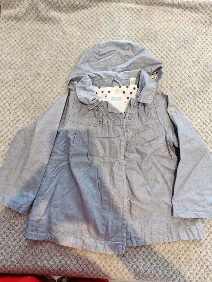 Imperméable fille Obaïbi 23 mois