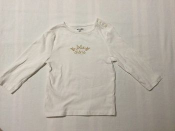 T-shirt manches longues 6 mois