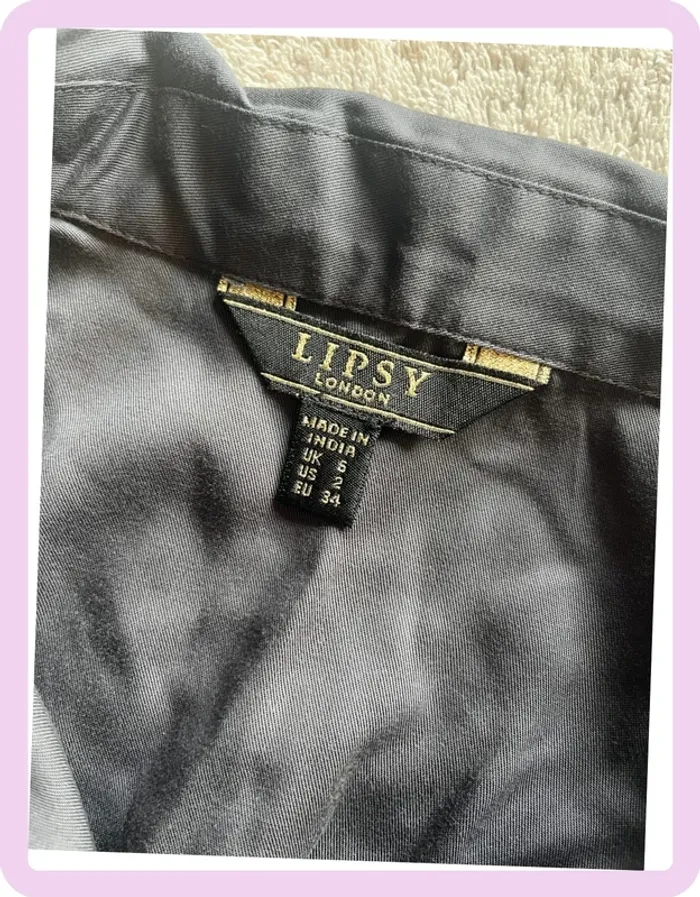 Combinaison Lipsy London grise – taille EU 34 – chic & moderne à manches longues - photo numéro 4