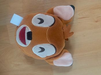 Petite peluche bambi réversible