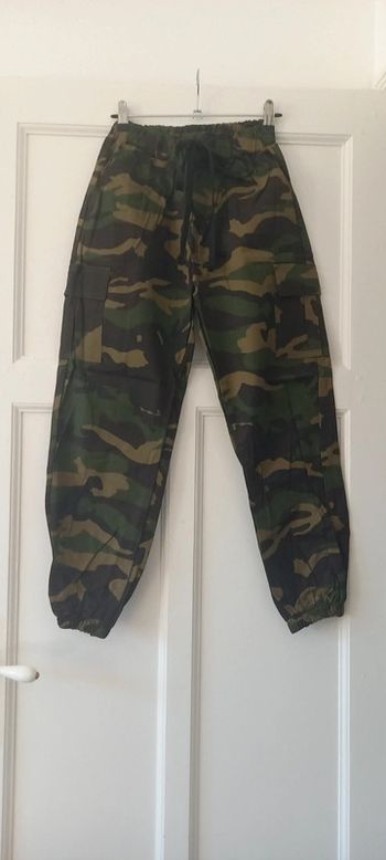 Pantalon cargo militaire kaki, noir, brun shein 38