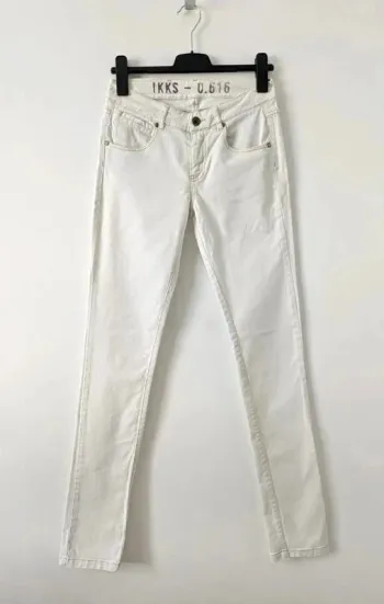 Jean d'été blanc en coton - IKKS - taille 27