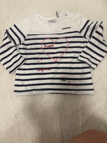 T-shirt manches longues ikks 12 mois