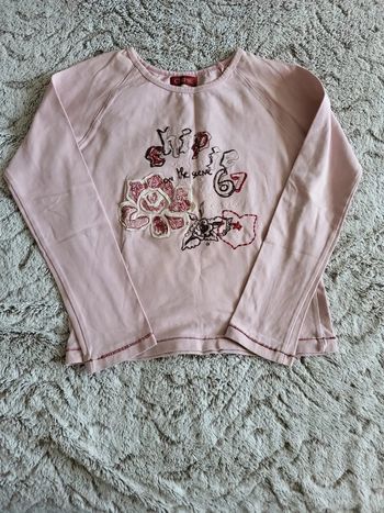 Tee shirt manches longues rose 12 ans Chipie