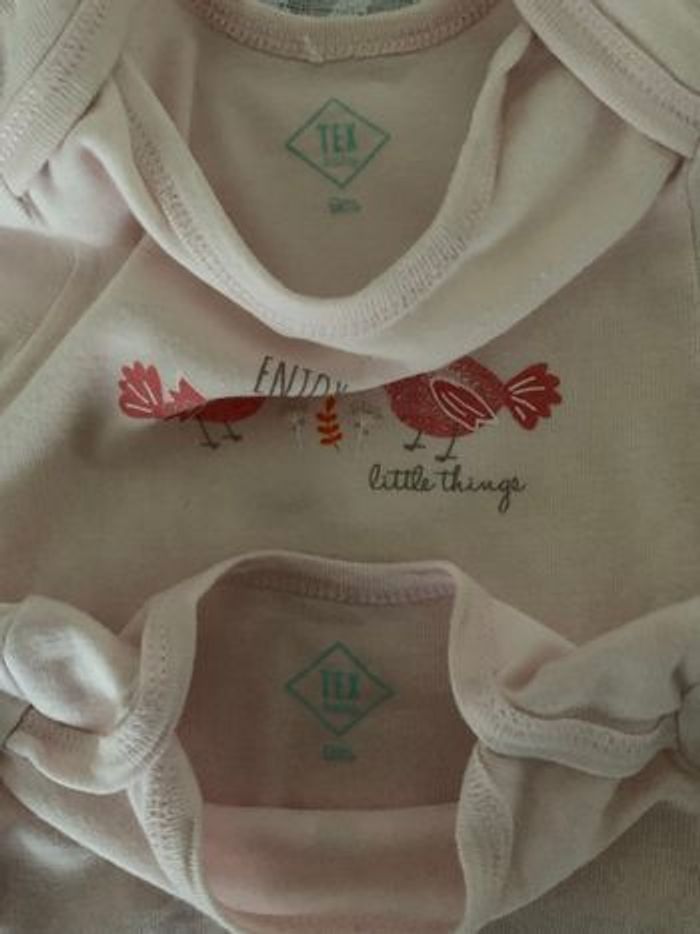 2 bodies Tex manches longues 9 mois - photo numéro 4