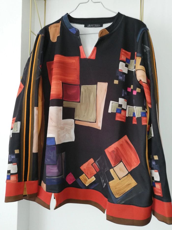 🌹Chemisier multicolore Fred Sabatier🌹