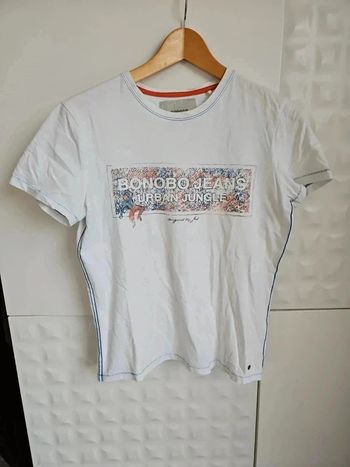 tee blanc homme taille S bonobo